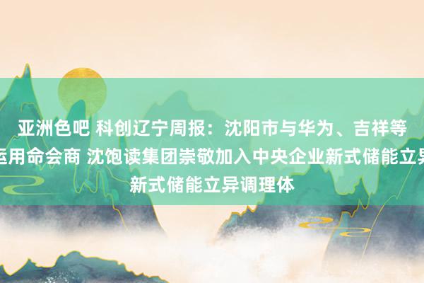 亚洲色吧 科创辽宁周报：沈阳市与华为、吉祥等企业进运用命会商 沈饱读集团崇敬加入中央企业新式储能立异调理体