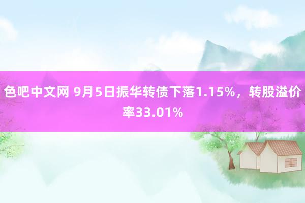 色吧中文网 9月5日振华转债下落1.15%，转股溢价率33.01%